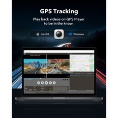 10in Dual Lens Car DVR Mirror Dash Cam Recorder Rear View Camera Parking Monitor