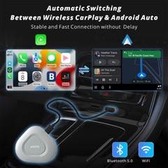 ATOTO AI Box Wireless Carplay/Android Auto Adapter Netflix YouTube for Car 2016+