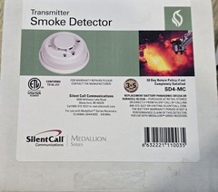 SilentCall Medallion Series SMOKE DETECTOR SD4-MC Bundle Of 2