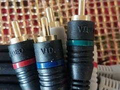 Audio Video 12ft Component Cable TV Cable, Black, 12′