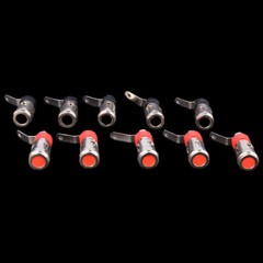 5 PAIRS Speaker Audio AMP Terminal Binding Post Spring Loaded Type Nickel plated