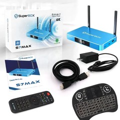 🔥 NEW SUPERBOX S7 MAX + 7 Color QWERTY Keyboard – 6K Android HDTV Box. 🔥