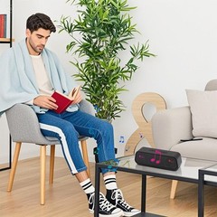Portble Rechargeable Bluetooth Speaker Bass Sound Desktop Speaker USB/ FM/TF/TWS