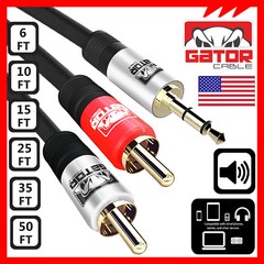 AUX Auxiliary 3.5mm Audio Male to 2 RCA Y Male Stereo Cable Cord Wire Plug