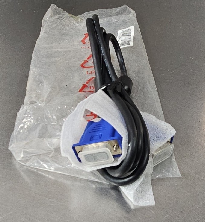 Male to Male Cable 089G 725HAA- DB VGA/SVGA 15Pin. Loc 5D-13