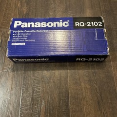 Panasonic RQ2102 Cassette Tape Recorder – Tested, Excellent Condition