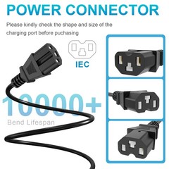 150W 59V 2.5A Charger For 48V Lead Acid Battery 3-Hole T-Plug Power Adapter