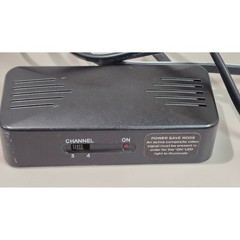 RF Modulator 6203 Composite RCA to Coaxial RF Converter Channel 3 4 Switch Black