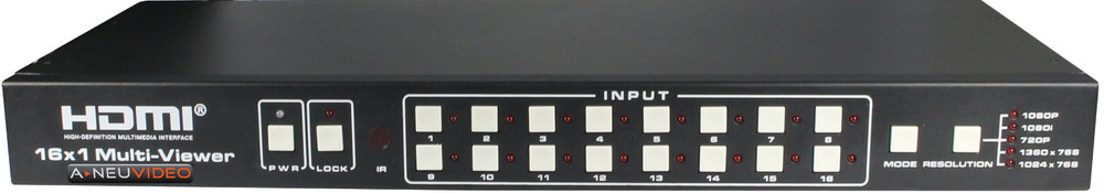A-NeuVideo 16×1 HDMI 1.3 Multi-Viewer