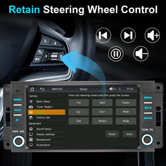 10.6″ Android 13 Car Stereo Radio GPS For 2013-18 RAM 1500/2500/3500 Plug & Play