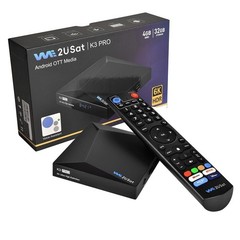 2026 NEWEST We2USat K3 PRO Android Smart TV Box Super Box V SEE 6K WiFi-6