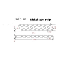 13S 8P Li-ion Battery Box Holder+13S 48V 20A/30A Li-ion BMS+Welding Nickel Kit
