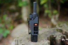 Baofeng UV-5R / BF-F9 – Black Exoskeleton Cage – Textured Finish