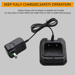110-220V Li-ion Desktop Charger For Baofeng UV-XR UV-9R Plus A58 BF-9700 Radio
