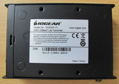 IOGEAR HDBaseT HDMI Extender Over Cat5e/6 4K UHD – Up To 230ft 1080P