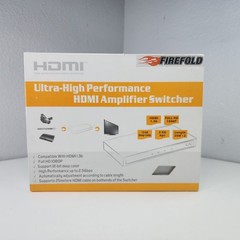 FireFold HDMI Switch 3-Port Amplifier with Remote High Performance 1080p