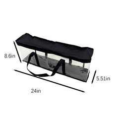 CD Storage Bag Portable PVC Dust-proof Books Documents Storage Bag