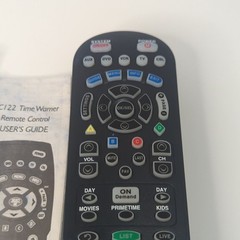 Time Warner RC122 Remote Control URSU-8780L-TWC Black Wireless More Than 10 m