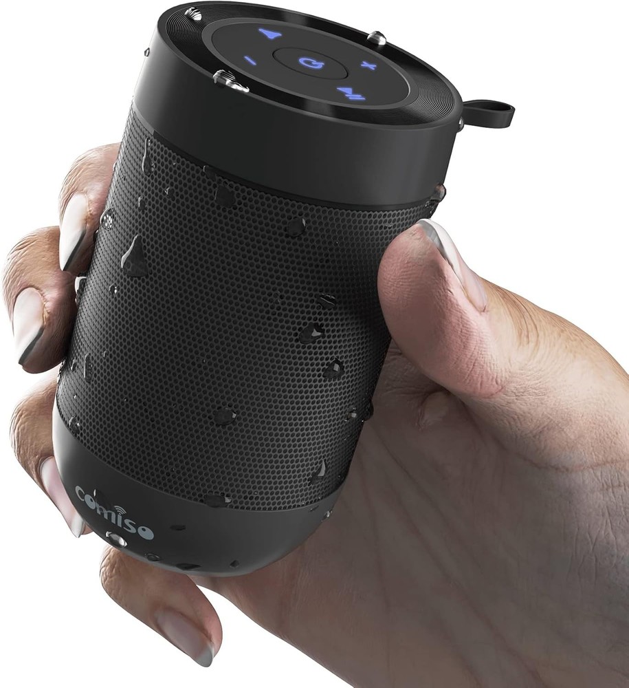 Compact Bluetooth 6.0 Speaker with Built-in Mic & Stereo Pairing for Outdoor Fun