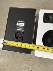 Bose Model 21 Main / Stereo Speaker White Custom Wood Cabinet Made In USA