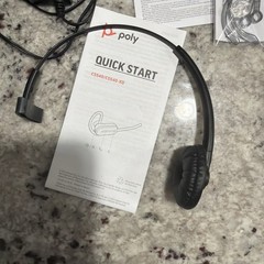 Plantronics CS540 Headband Wireless Headset – Black