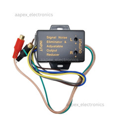 2 Channel Hi/Low Level Converter Speaker Output to RCA Line Level NF112