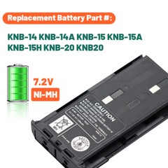 1PC 1300mAh KNB-14 KNB-15A Ni-MH Battery for TK-260 TK-270 TK-272 TK-360 TK-2100