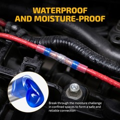 Easy to Use 485PCS Solder Seal Butt Connectors Kit with Included Heat Gun