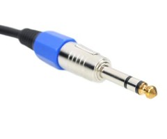 1.5FT/0.5M 1/4″/6.35mm TRS Male to 3-Pin XLR Cable Balanced Audio Interconnect