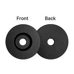 45 RPM Adapter 7 Inch Vinyl Record Solid Aluminum Dome Turntables Black