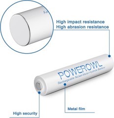 Reliable 1000mAh AAA Rechargeable Batteries, 8 Pack – Perfect for Household Use