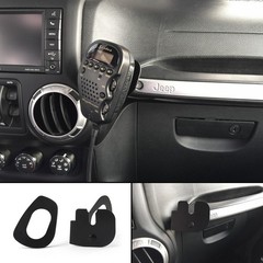 Areyourshop CB Radio Mic Mount Holder for Wrangler JK Models 2011-Present