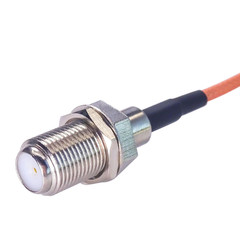 RG316 Splitter Coax Cable Splitter 3 Way F Male to 2 F Female Adapter 6In NEW