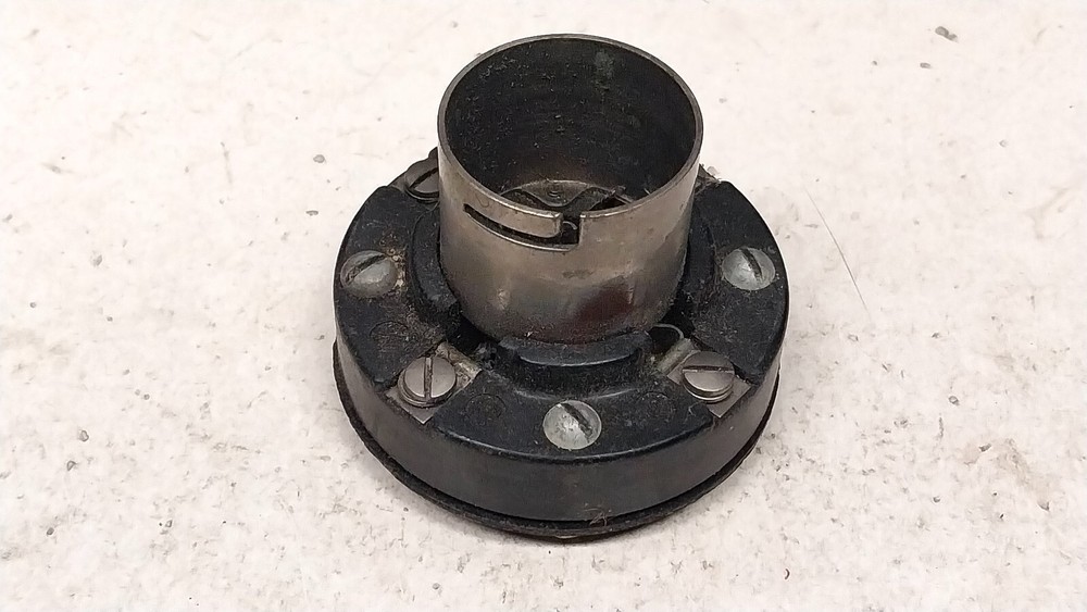 Nice Standard 4 pin UX Tube Socket / Old Vintage Ham Radio 1920s Transmitter Amp