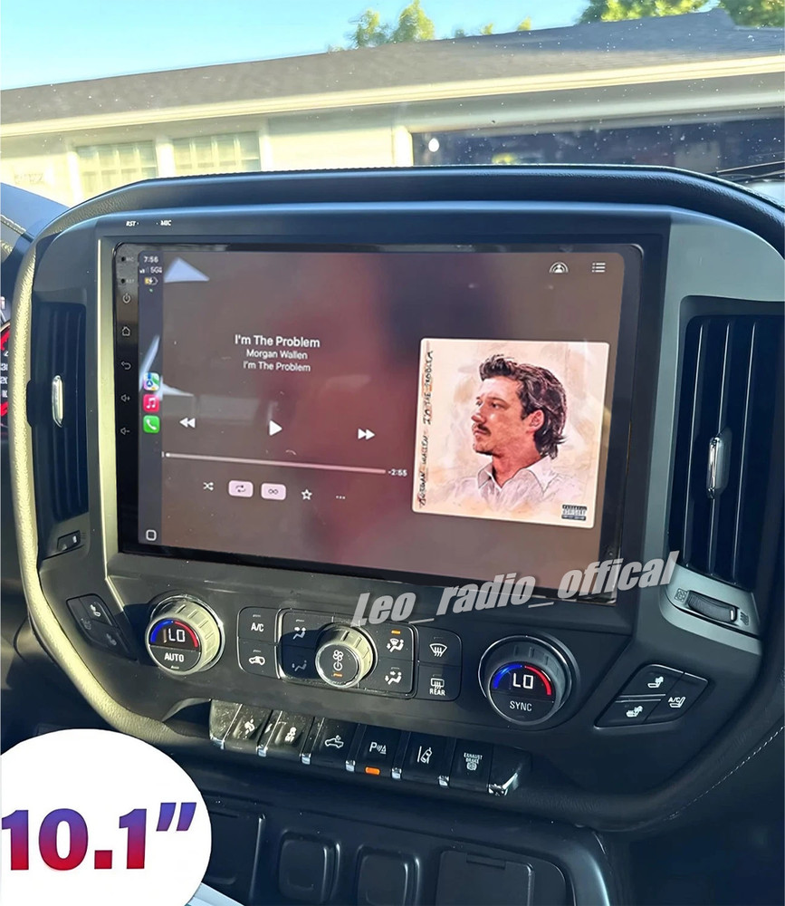 For 2014-2018 Chevrolet Silverado GMC Sierra Apple Carplay Radio Android 12 GPS