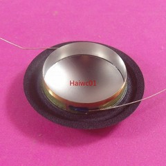 25.4mm Titanium Dome Tweeter Diaphragm Silk Edge 4/8Ω White Aluminum Former