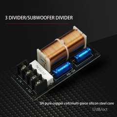300W 4-8Ω Passive Subwoofer Speaker Crossover Audio Bass Frequency Divider New88