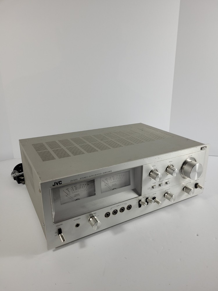 JVC JA-S55 STEREO INTEGRATED AMPLIFIER VINTAGE (1978) Tested Works