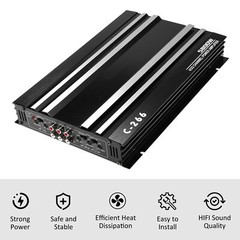 5800W Watt 4-Channel Car Truck Amplifier Stereo Audio Speaker Amp Device F4Q8