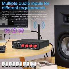 Douk Audio M4 HiFi 4 Channel Amplifier w/ Bluetooth Receiver Digital Amp