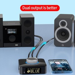 Bluetooth 5.0 Receiver Wireless 3.5mm Jack AUX TF Card RCA Audio Stereo Adapter