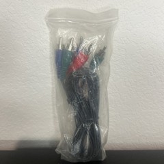 6FT COMPONENT VIDEO CABLE 3 RCA RED GREEN BLUE RGB COAXIAL for HDTV DVD VCR COAX