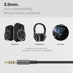USB C Aux Cable Type C to 3.5mm Male Auxiliary Cord Audio to Car Jack/Headphones