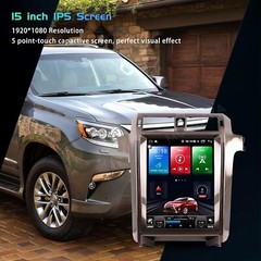 15″ Android Navigation Car Gps Stereo Radio Carplay 64g For Lexus Gx Gx400 Gx460