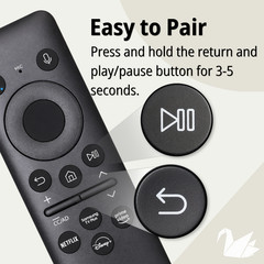 Replacement Samsung BN59-01432A Voice Remote For OLED, QLED, Neo QLED, & Frame