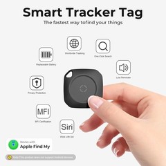 Compact 4-Pack iOS Item Finder Set – Loud Beep, Waterproof, Replaceable Battery