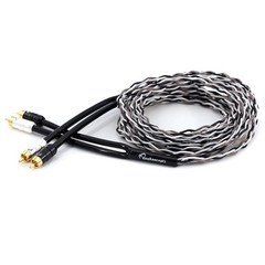 KnuKonceptz Krux 2 Channel 3D OFC Twisted Pair RCA Cable 1/2M (1.64 FT) (Z26)