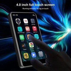 Portable 80GB MP3 Player with Bluetooth, Touch Screen & 40-Hour Battery