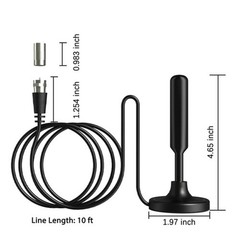 5600 Miles Digital TV Antenna Indoor HDTV Amplified Signal Booster 4K HD 1080P