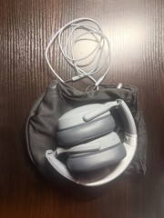Skullcandy Crusher Evo Gray Foldable Over-Ear Wired Headphones 3.5mm + Pouch